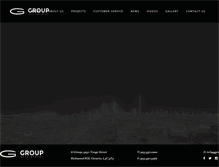 Tablet Screenshot of ggroupdevelopment.com